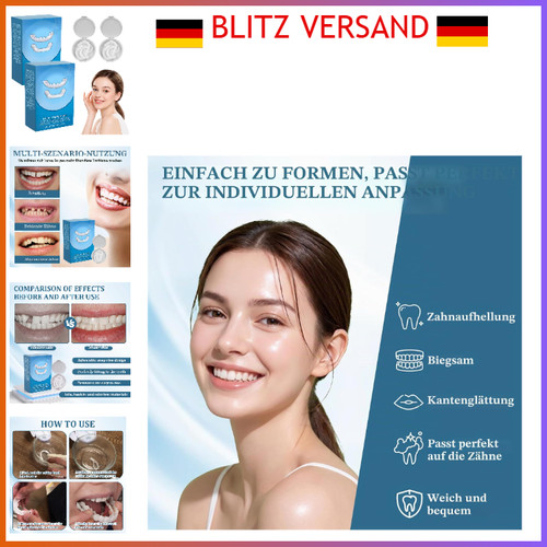 Zahnprothesen set 2er pack - 2er,