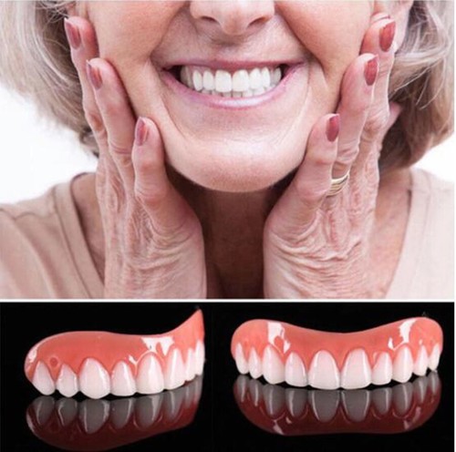 Silicone false teeth - 2x,